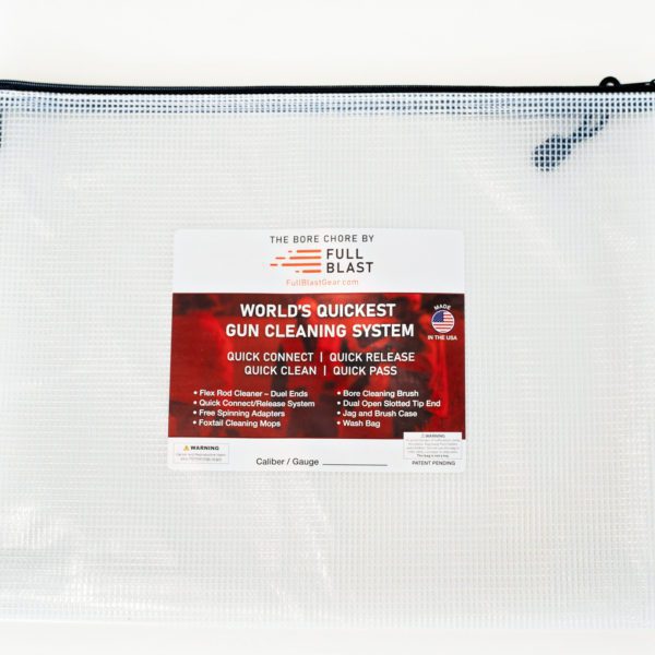 Full-Bore Blast Storage Zipper Pouch